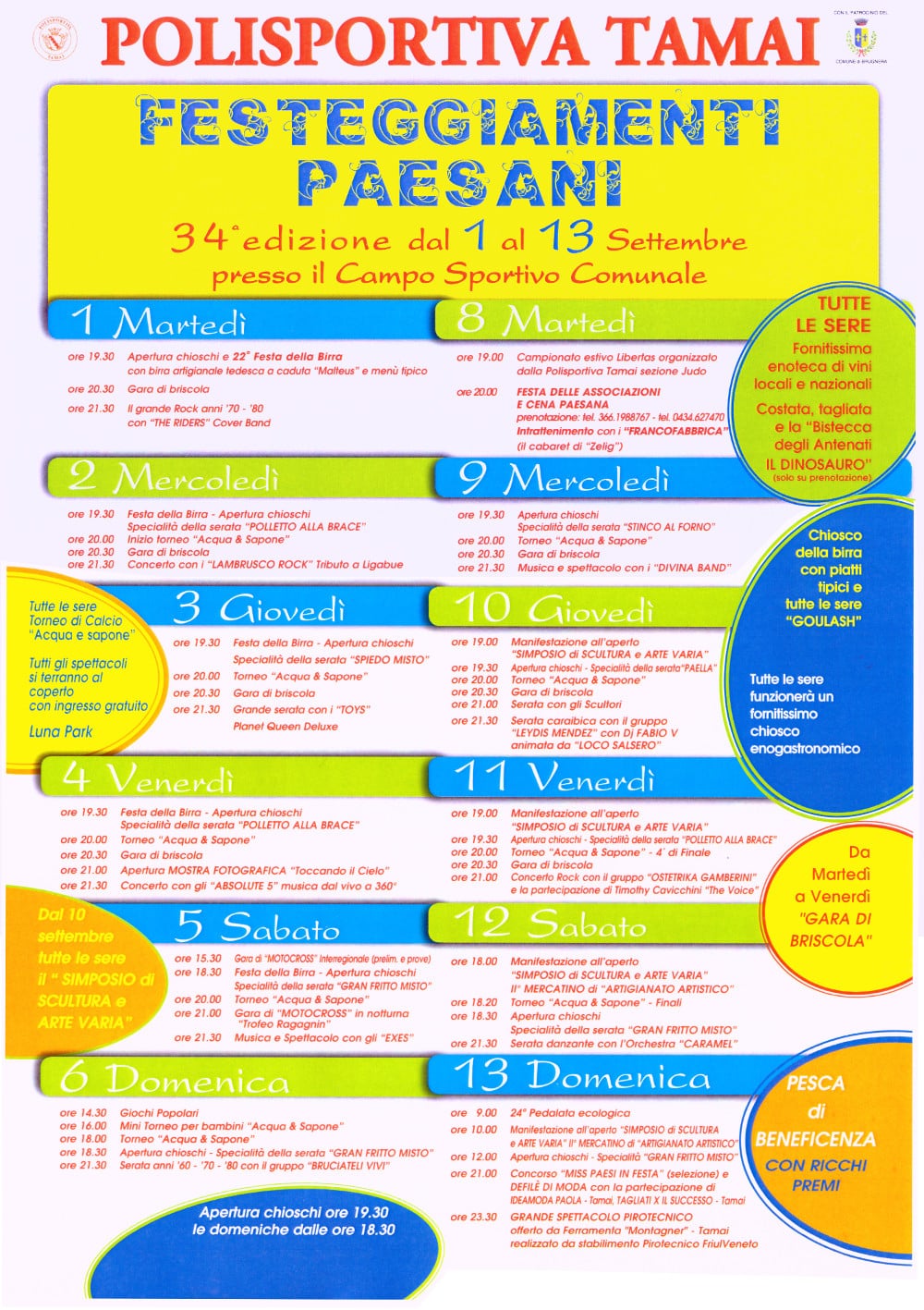 Programma Sagra 2014-15