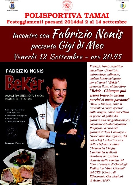 Fabrizio Nonis, Bekér.