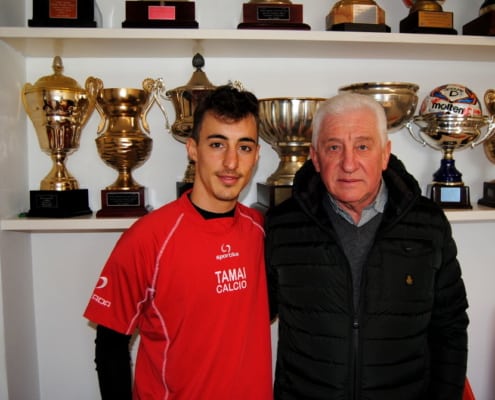 Marco De Anna e il Presidente Elia Verardo