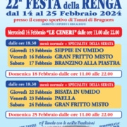 Manifesto Festa della Renga 2024